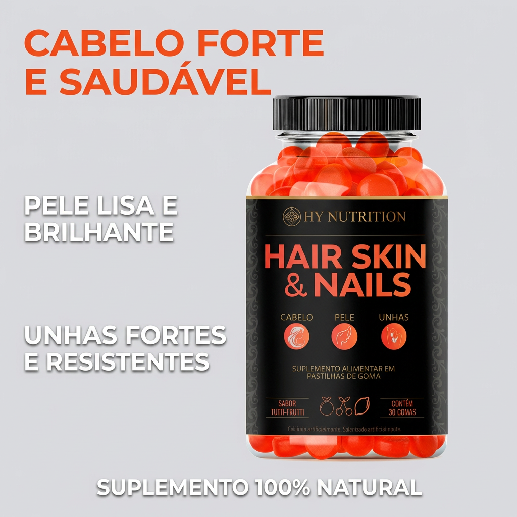 Hair Skin & Nails – Suplemento de Beleza Hy Nutrition
