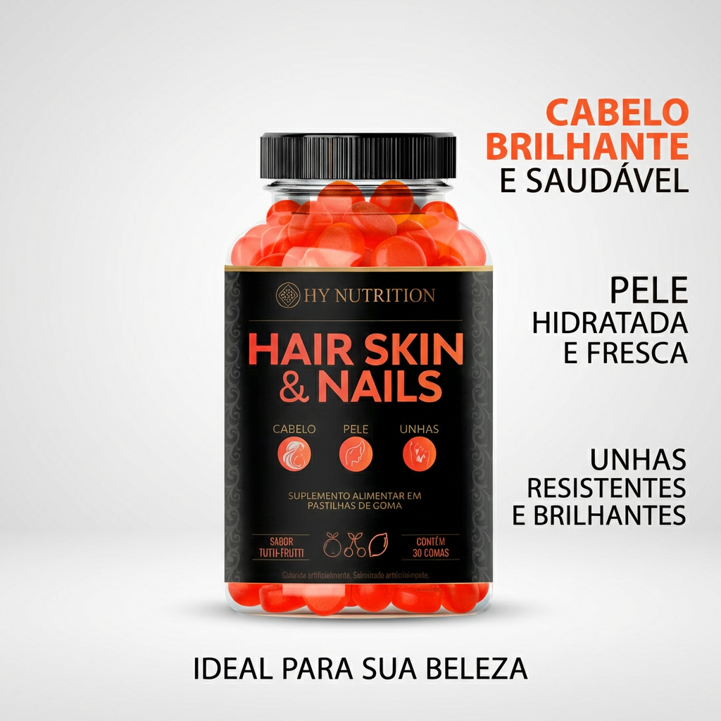 Hair Skin & Nails – Suplemento de Beleza Hy Nutrition