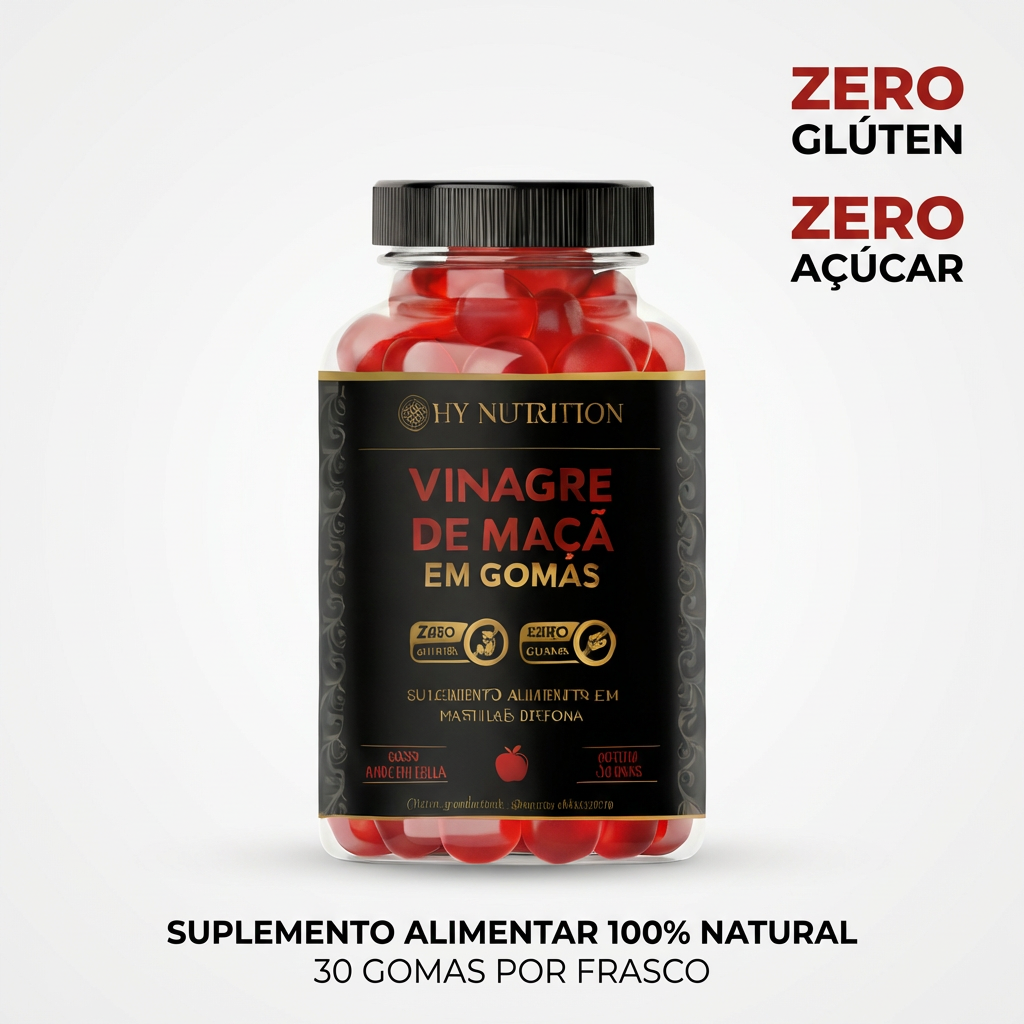 Vinagre de Maçã em Gummies – Digestão, Saciedade Hy Nutrition