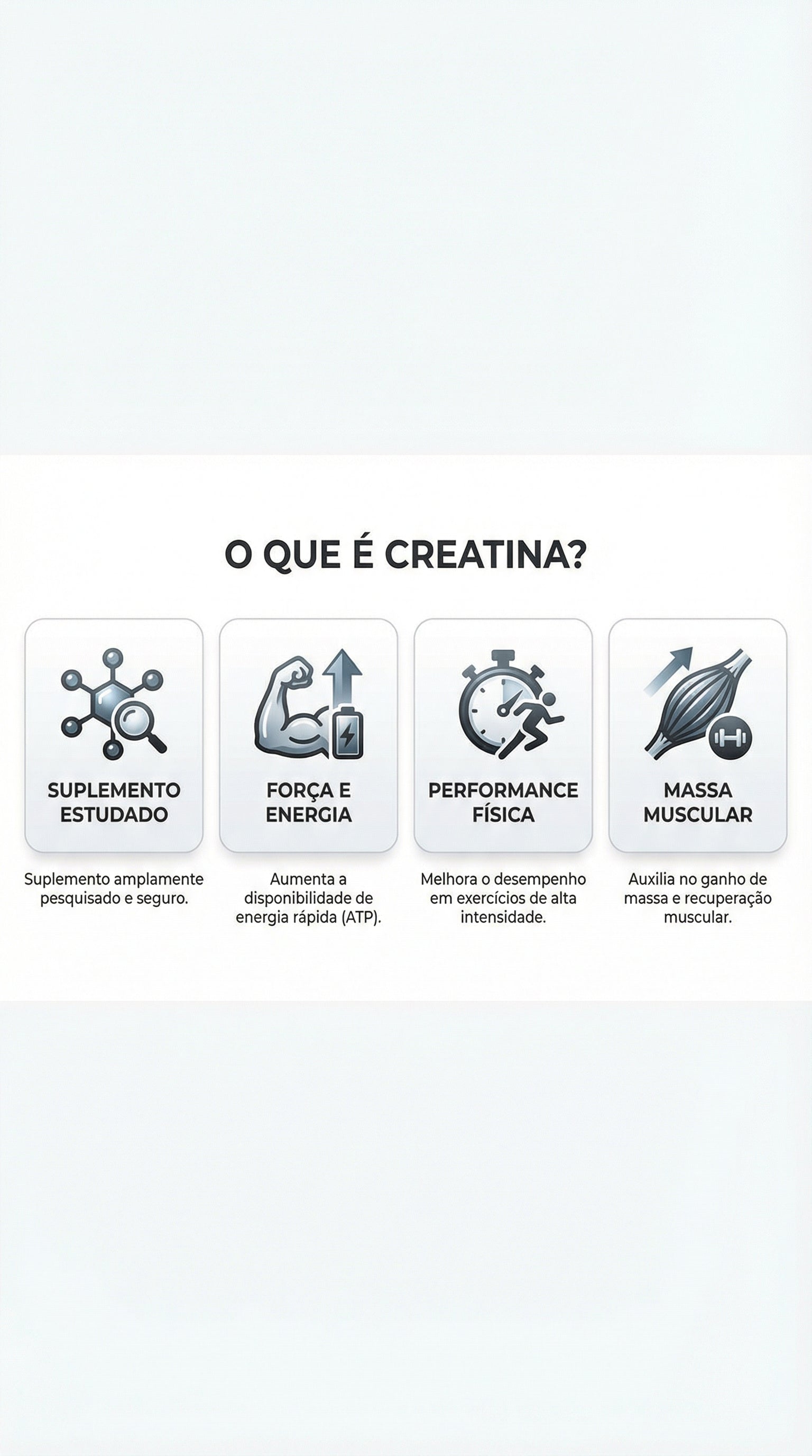 Creatina 3 em 1 - Com Colágeno e Ácido Hialurônico Hy Nutrition