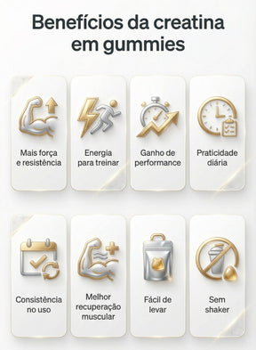 Creatina 3 em 1 - Com Colágeno e Ácido Hialurônico Hy Nutrition