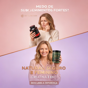 Creatina da Beleza – Creatina em 3 em 1 (Com Colágeno e Ácido Hialurônico)